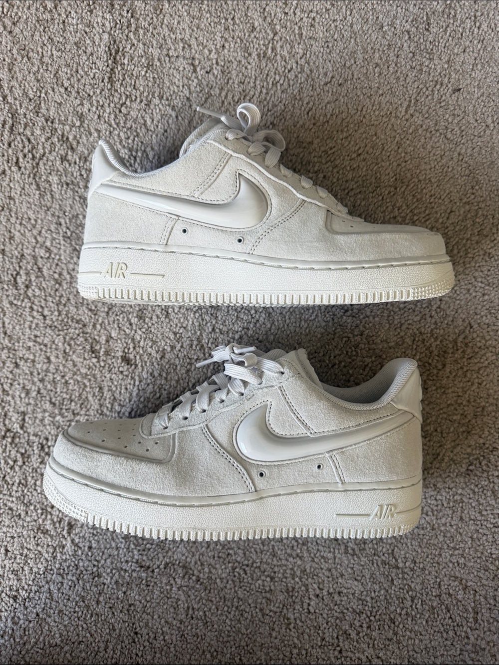 Nike Air Force 1 - Suede Off-White/Cream - Women’s 7.5